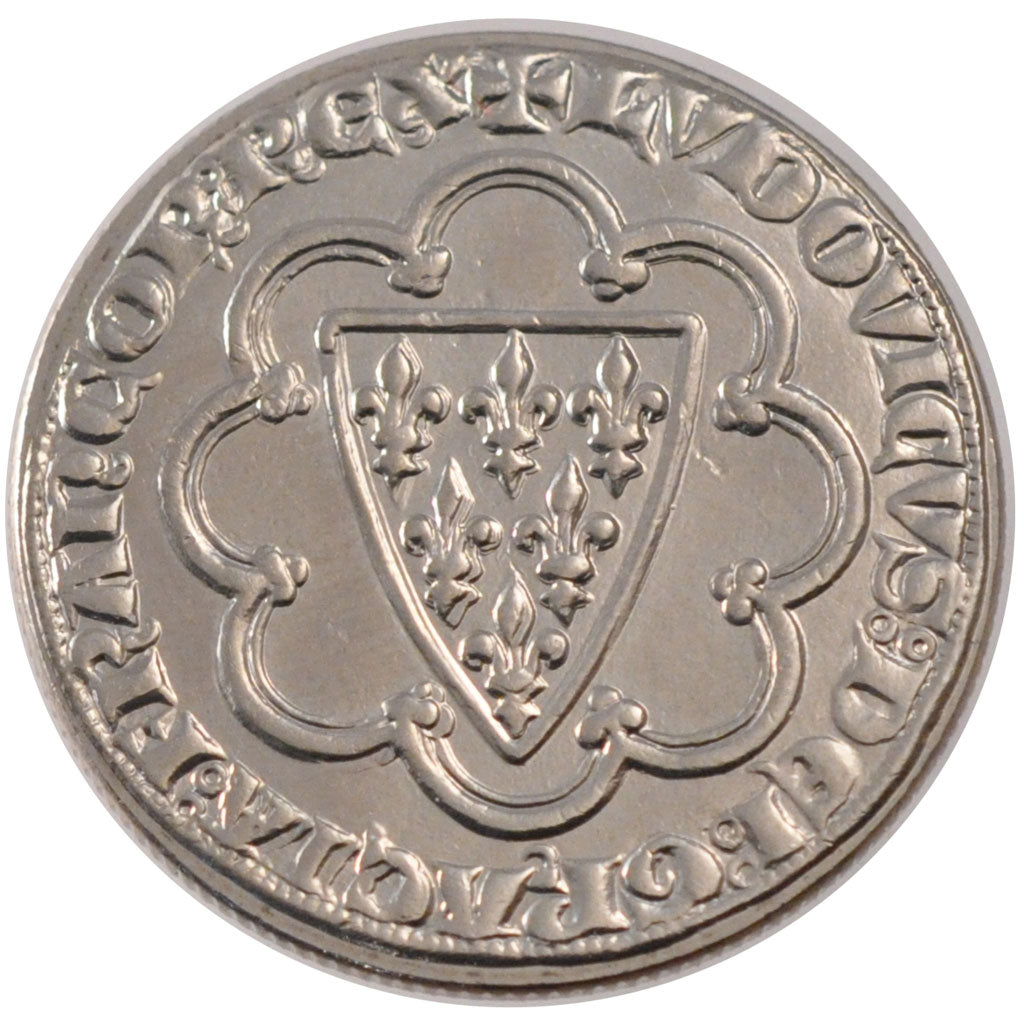 FRANCE, Écu de Saint Louis, 5 Francs, 2000, Paris, KM #1224, MS(60-62), ...
