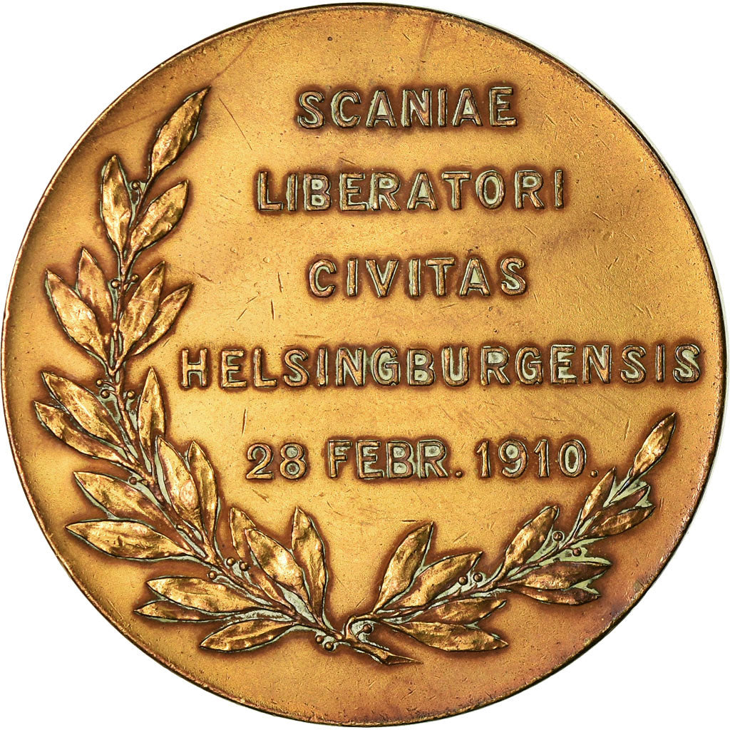 Sweden, Medal, Magnus Stenbock, History, 1910, AU(50-53), Bronze