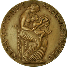 Sweden, Medal, Kolk Omtanke Skyddar Mot Nöd, 1921, MS(63), Bronze