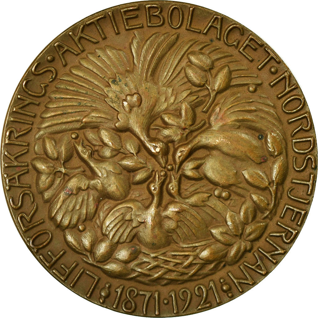 Sweden, Medal, Kolk Omtanke Skyddar Mot Nöd, 1921, MS(63), Bronze
