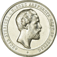 Svezia, medaglia, Oscar, Industri Utställningen I Stockholm, 1866, Ahlborn