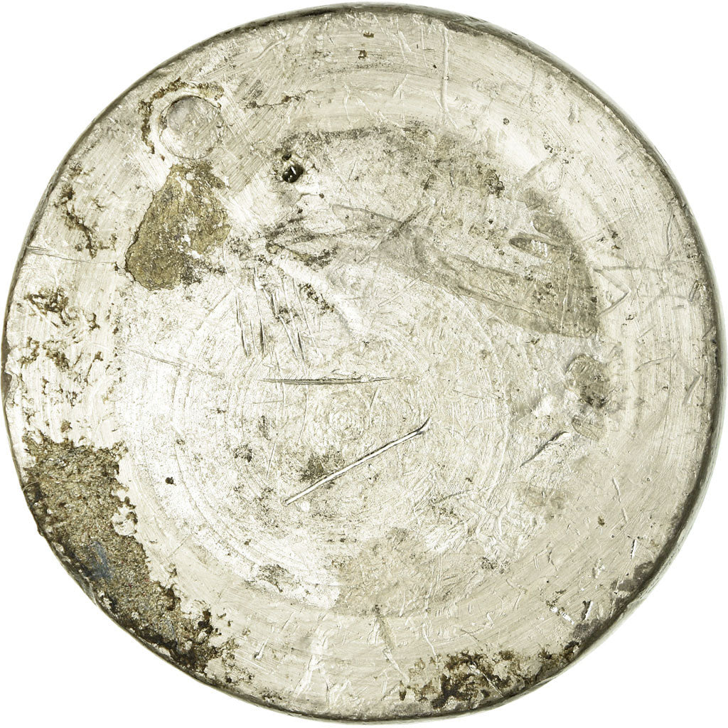 Francja, Medal, Reproduction Sceau Médiéval, Historia, AU(50-53), Ołów