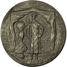 Francja, Medal, Reproduction Sceau Médiéval, Historia, AU(55-58), Ołów