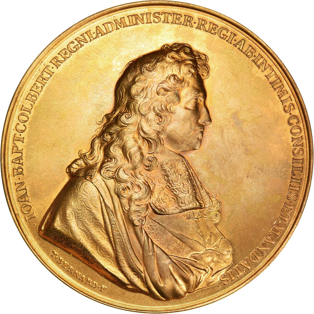 Frankreich, Medaille, Chambre de Commerce et d'Industrie de Reims, Colbert, T.