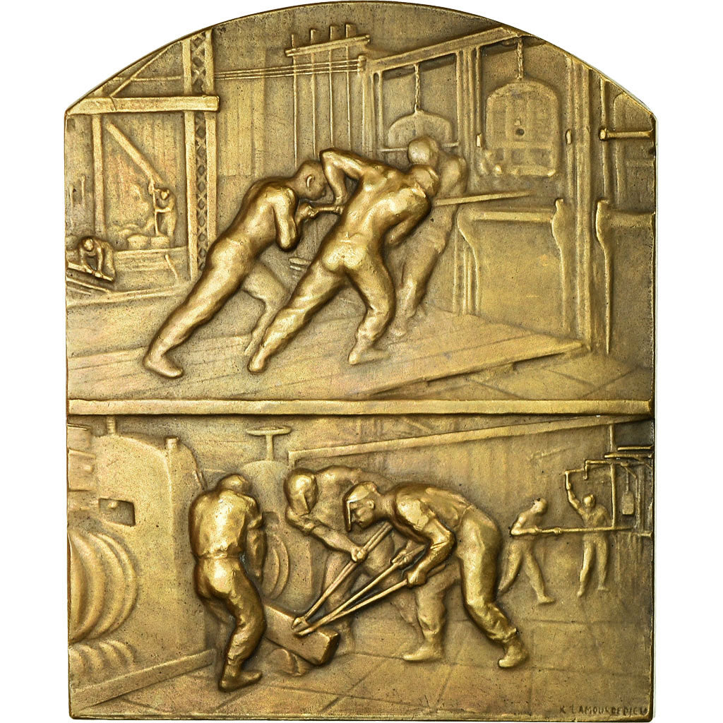 Frankrijk, Medaille, Métallurgie, Business & industry, Lamourdedieu, PR, Bronze