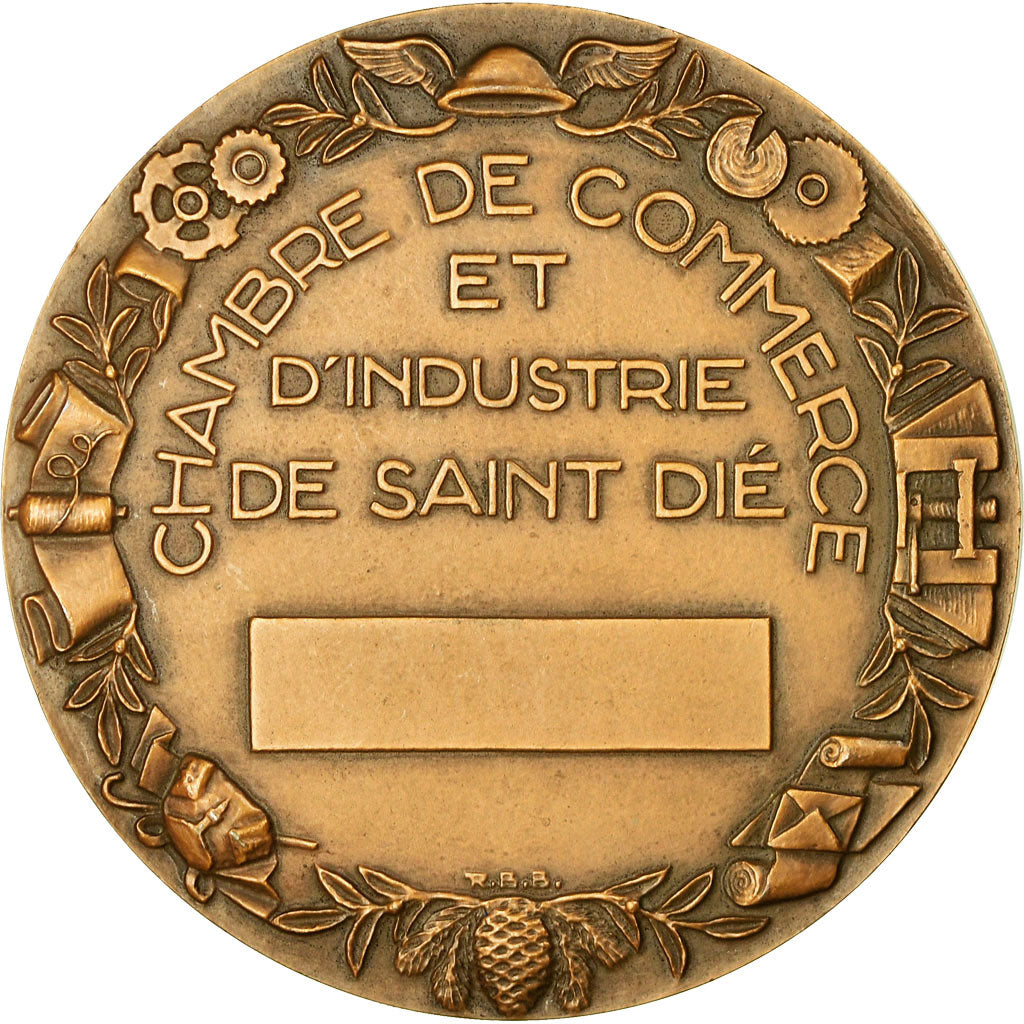 France, Medal, Chambre de Commerce et d'Industrie de Saint-Dié, Business &
