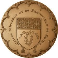 France, Medal, Banque, Caisse d'Epargne et de Prévoyance de Reims, MS(60-62)