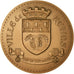 Frankrijk, Medaille, Crédit Municipal de la ville de Reims, 1972, UNC, Bronze