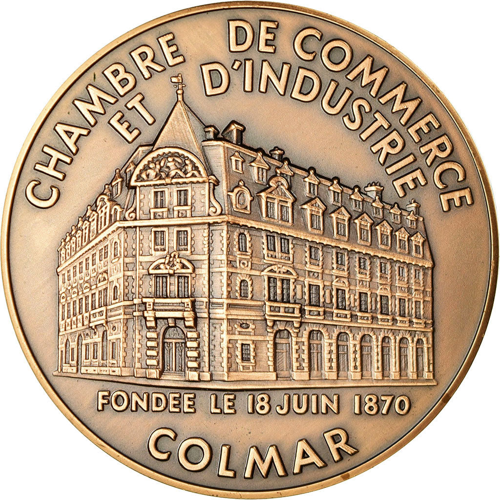 France, Medal, Chambre de Commerce et d'Industrie de Colmar, MS(64), Bronze