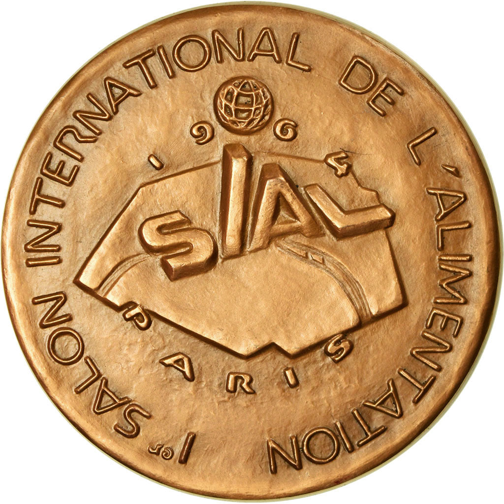 Francia, medalla, 1er Salon International d'Alimentation de Paris, 1964, A.