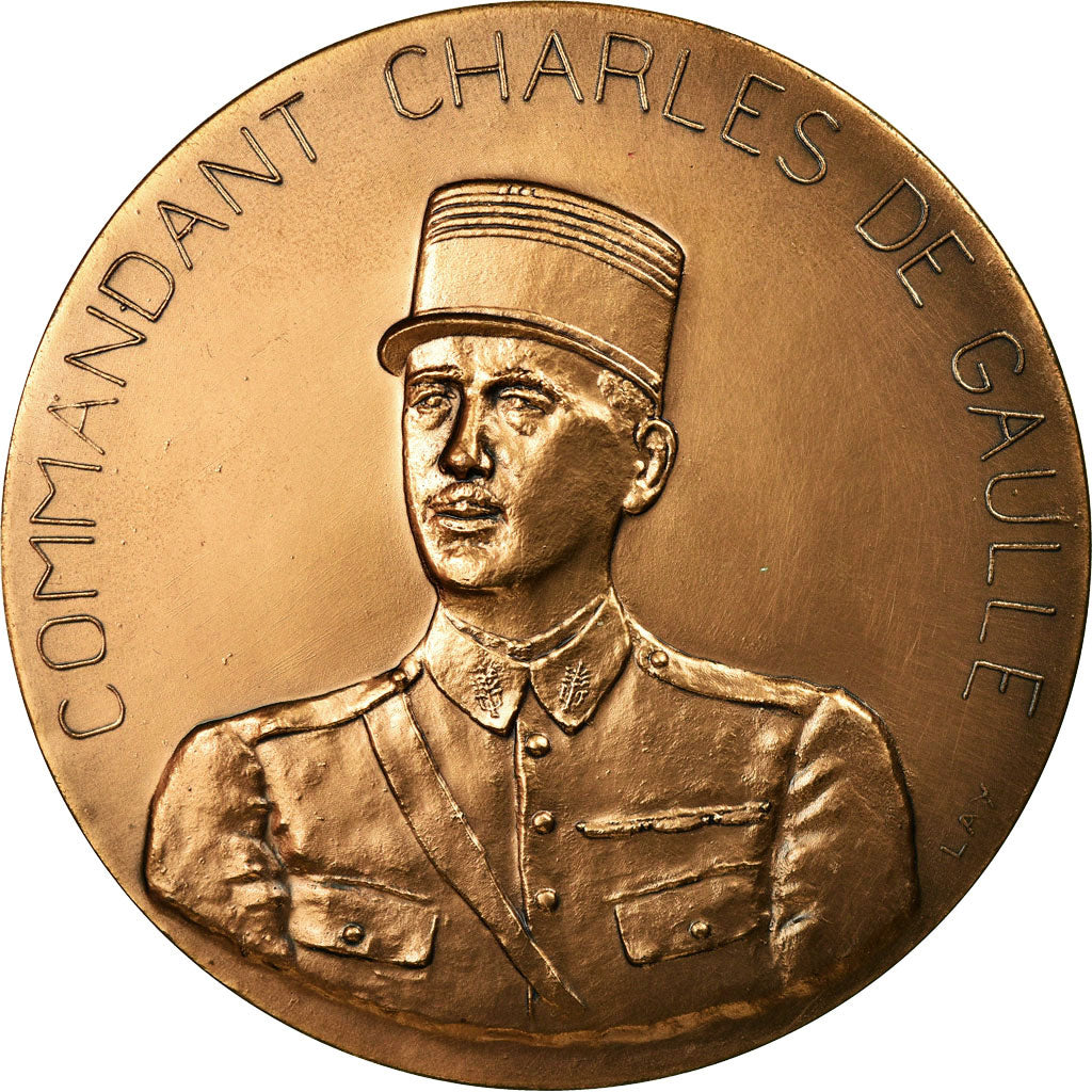 Francia, medaglia, Charles de Gaulle, Beyrouth, History, Lay, SPL, Bronzo