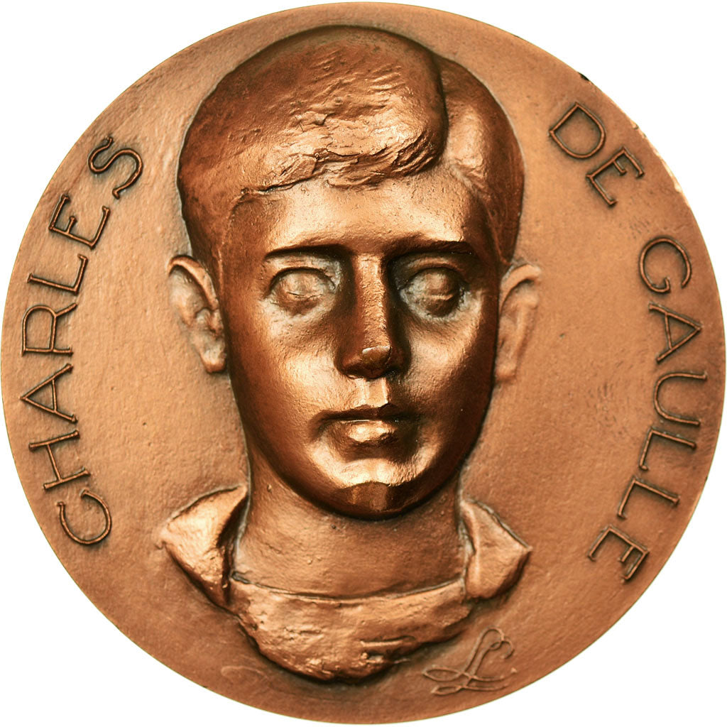 Francja, Medal, Naissance de Charles de Gaulle, Historia, Undated, MS(64)