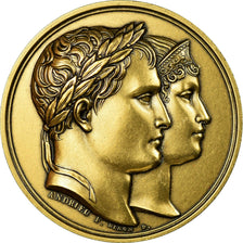 France, Médaille, Napoléon Ier et Joséphine, Denon / Andrieu, Refrappe, FDC