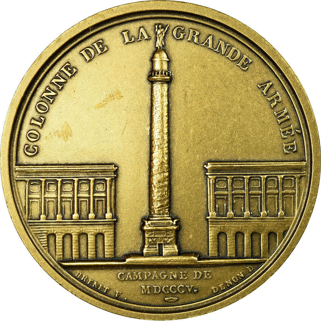 Frankrijk, Medaille, Napoléon Ier, Colonne de la Grande Armée, Denon, Brenet