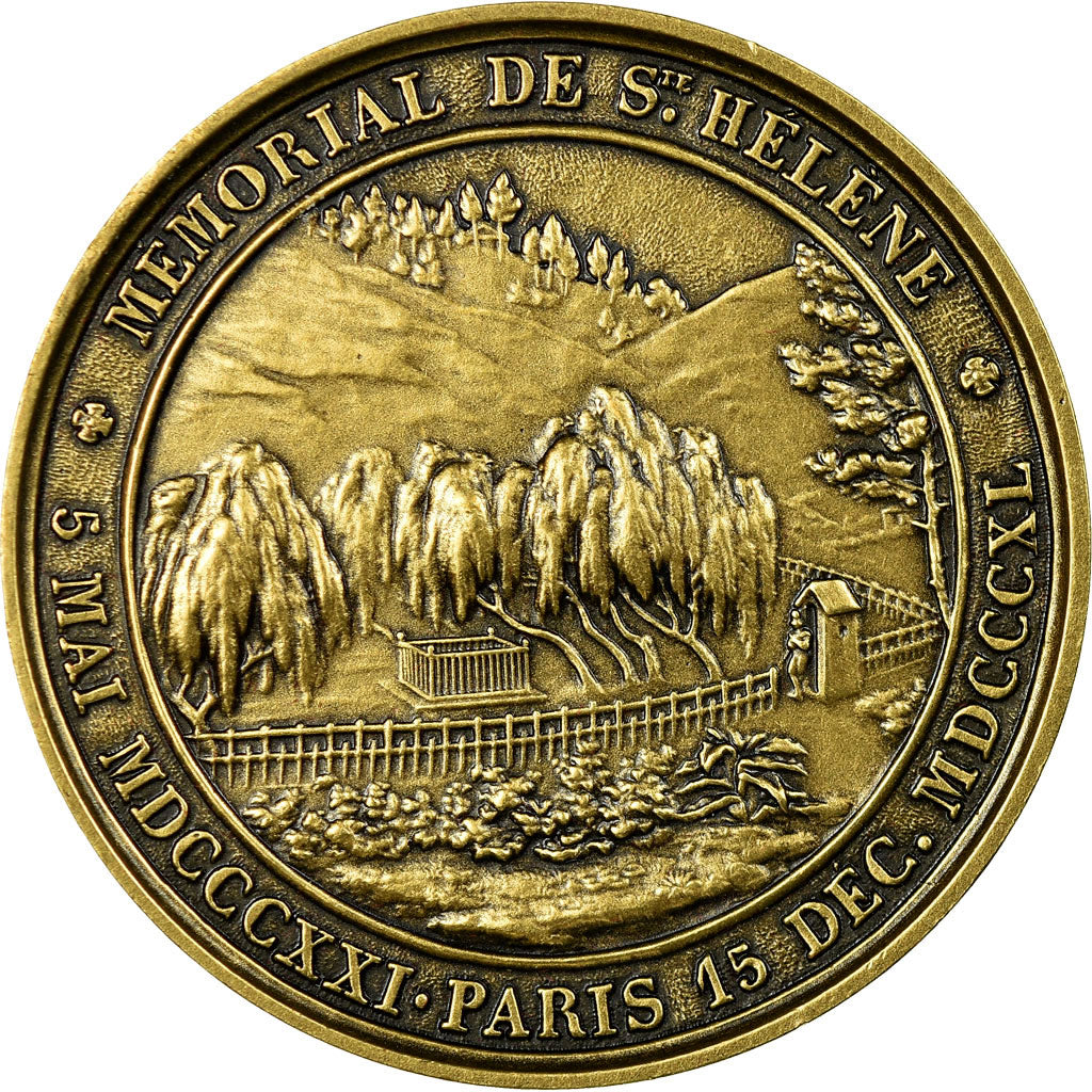 France, Medal, Napoléon Ier, Mémorial de St. Hélène, Denon, Restrike