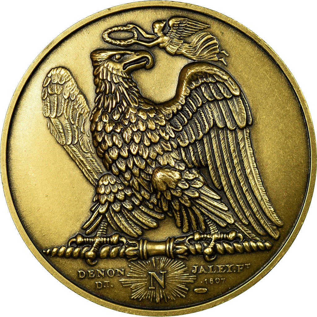 France, Medal, Napoléon Ier, Mémorial de St. Hélène, Denon, Restrike