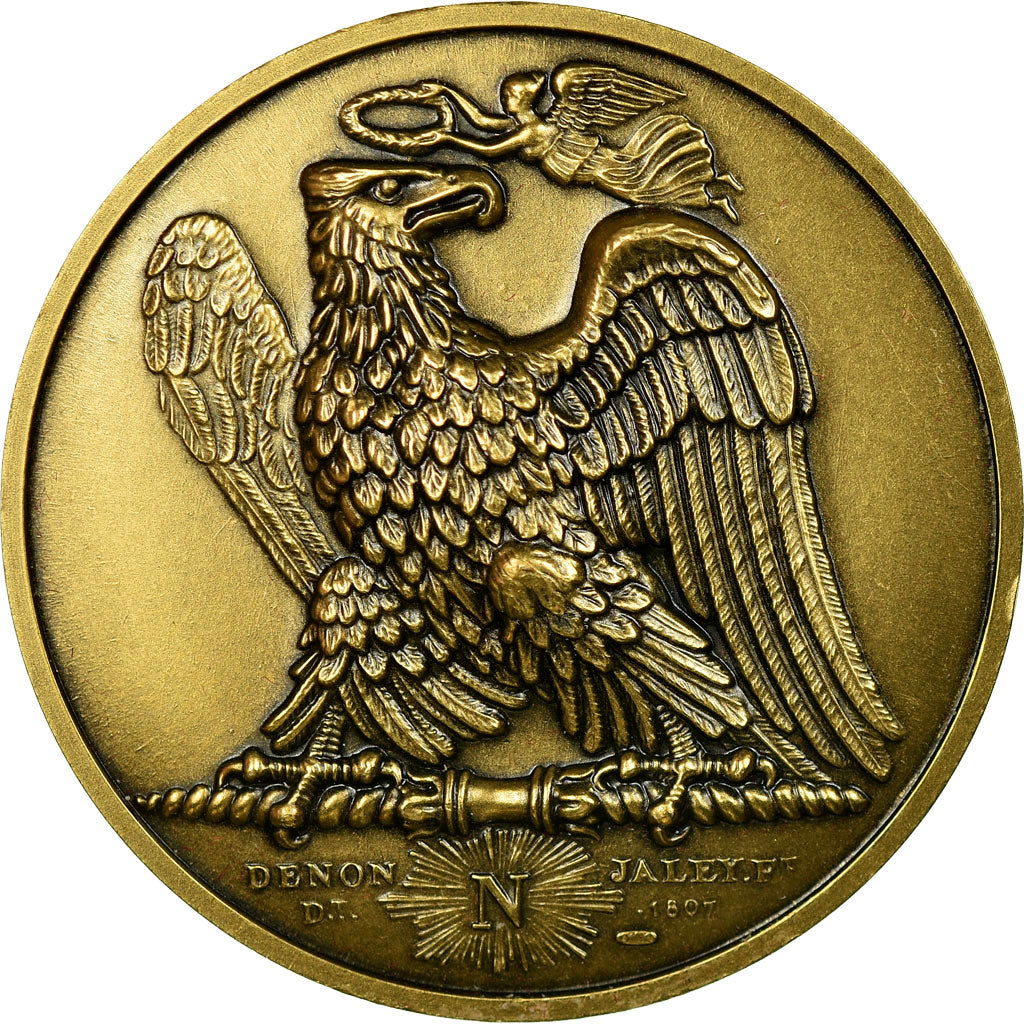 Frankreich, Medaille, Napoléon Ier, l'Empereur passe le Rhin à Mayence, Denon