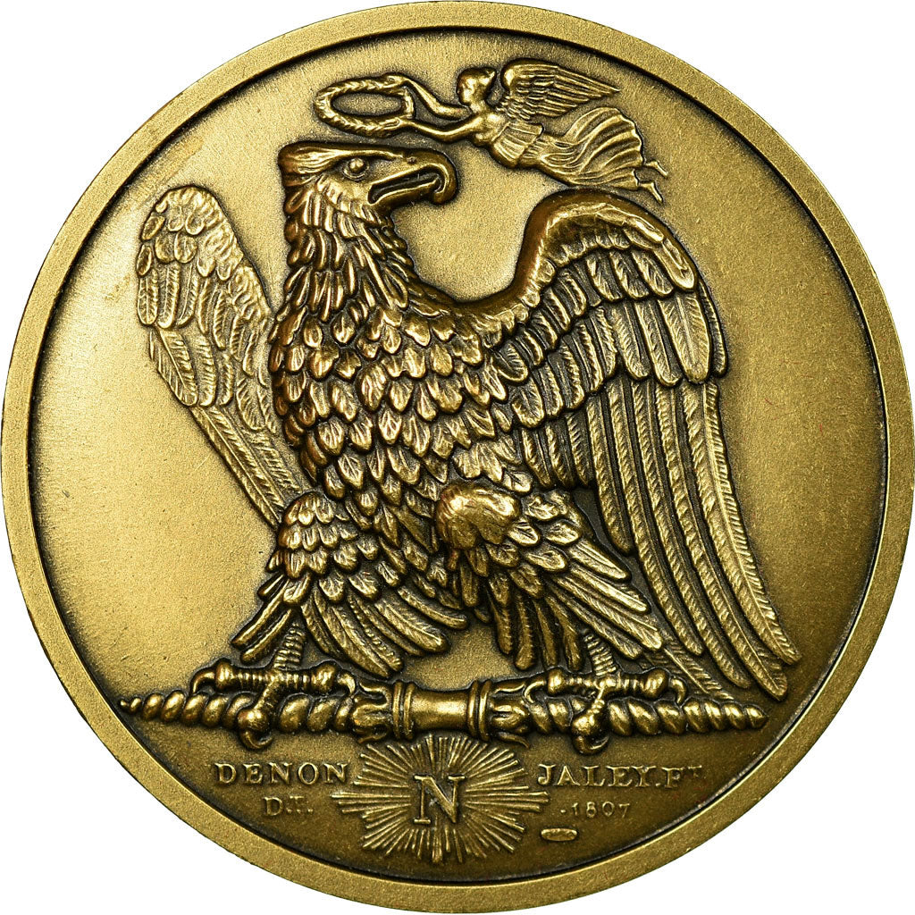 France, Medal, Napoléon Ier, Bataille de Waterloo (1815), Rogat, Restrike