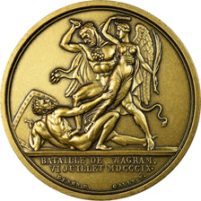 France, Medal, Napoléon, Bataille de Wagram, Denon, Restrike, MS(65-70), Bronze