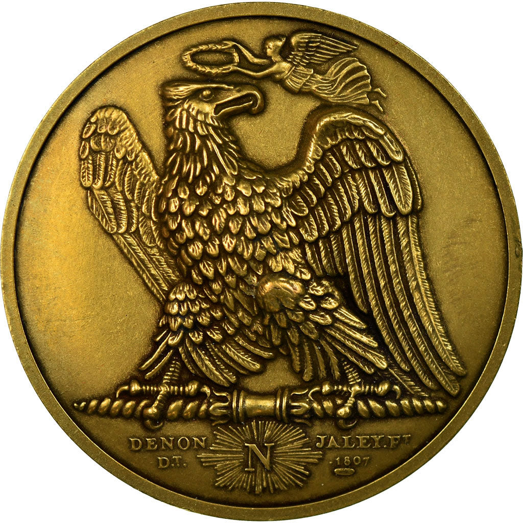 France, Medal, Napoléon Ier, Bataille d'Austerlitz, Denon, Restrike, MS(65-70)