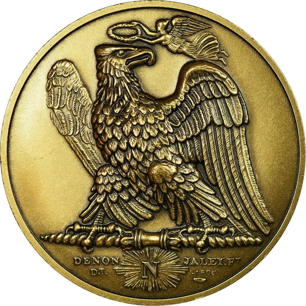 France, Médaille, Napoléon Ier, Le Sénat et le Peuple, Denon, Refrappe, FDC