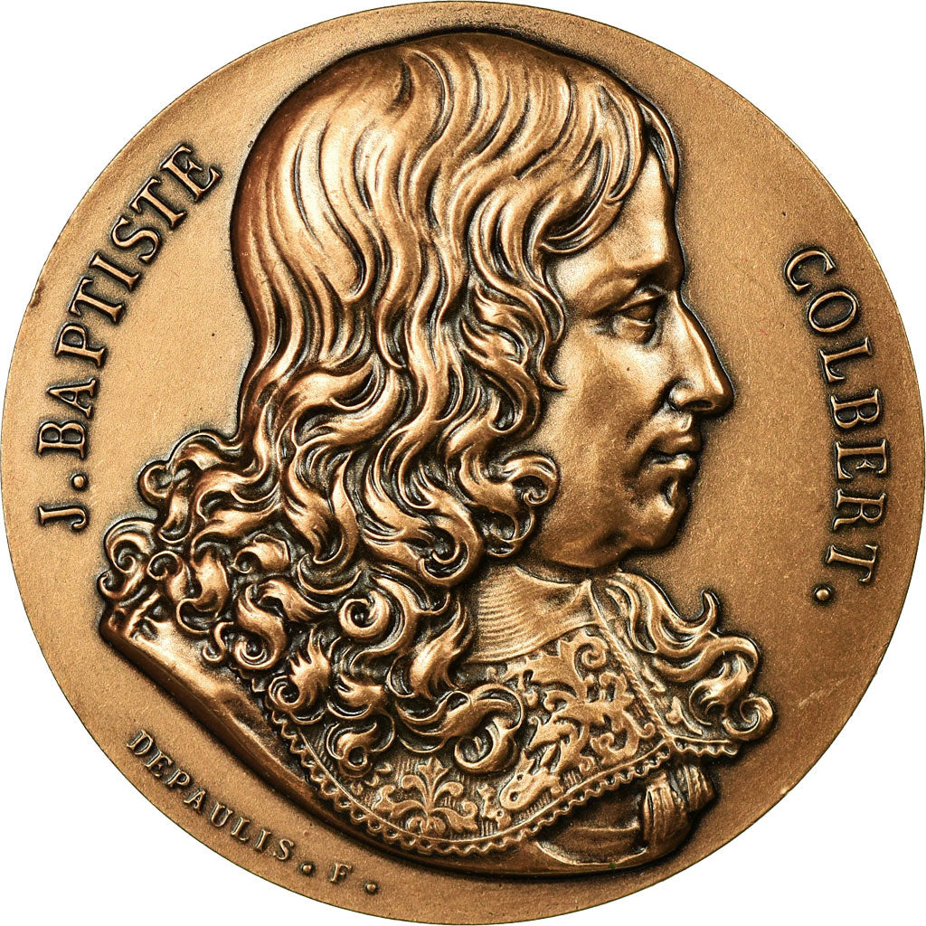 France, Medal, Colbert, Chambre de Commerce de Reims, Depaulis, MS(65-70)