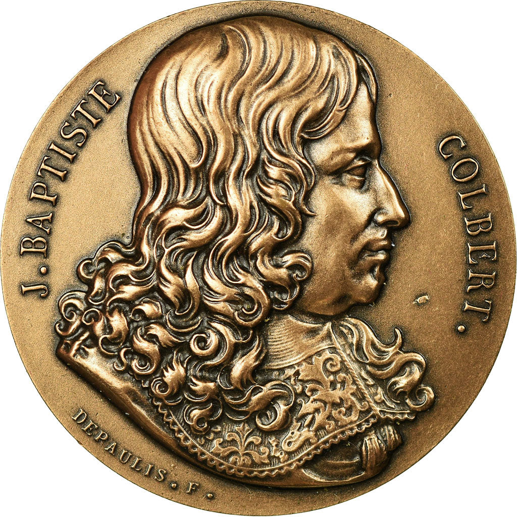 France, Medal, Colbert, Chambre de Commerce de Reims, Depaulis, MS(65-70)