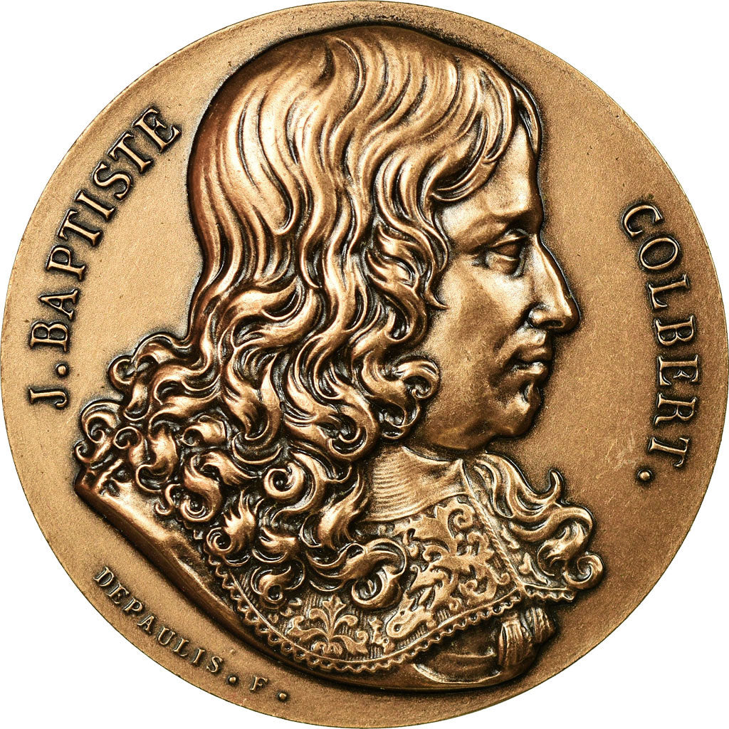 Frankreich, Medaille, Colbert, Chambre de Commerce de Reims, Depaulis, UNZ+