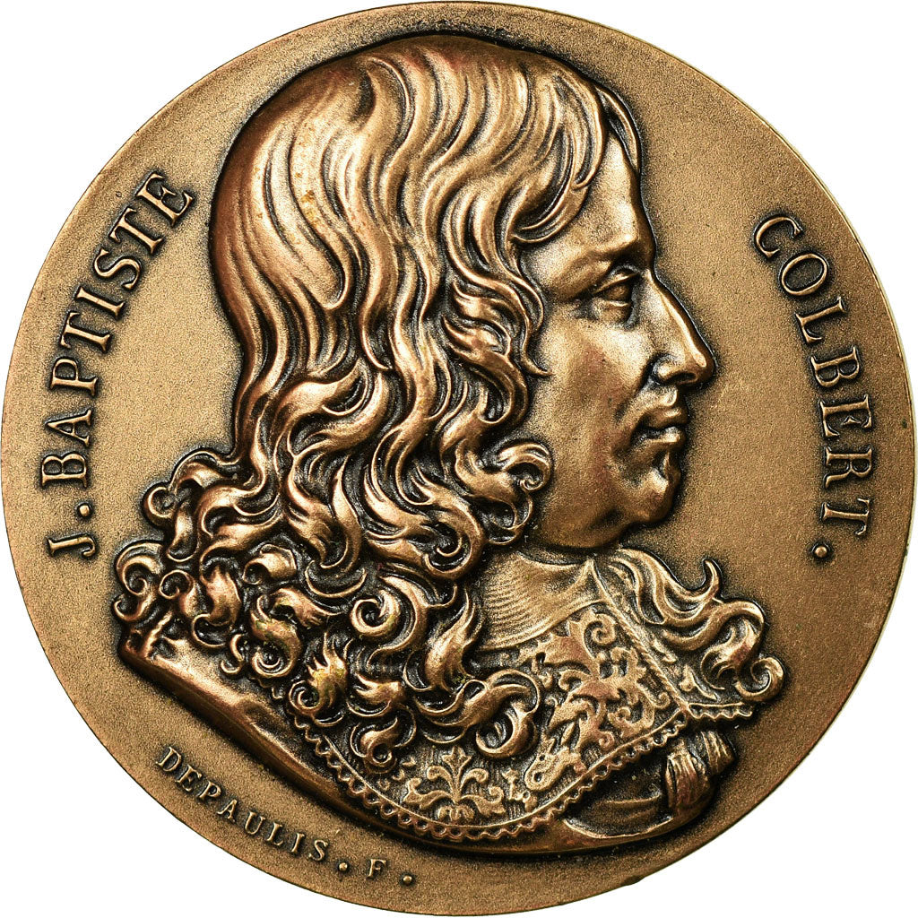 Frankreich, Medaille, Colbert, Chambre de Commerce de Reims, 2003, Depaulis