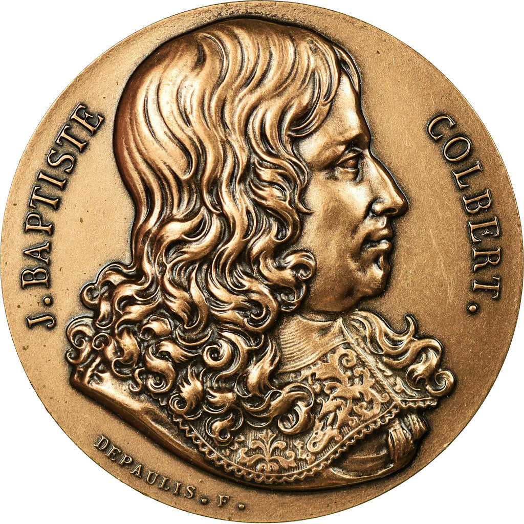 Frankreich, Medaille, Colbert, Chambre de Commerce de Reims, Depaulis, UNZ