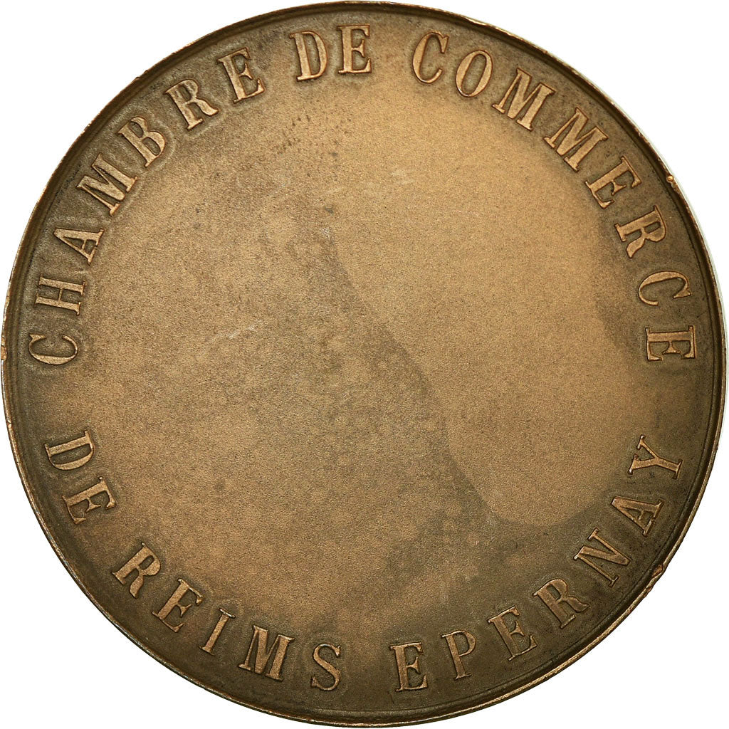 France, Medal, Colbert, Chambre de Commerce de Reims-Epernay, Depaulis, MS(64)