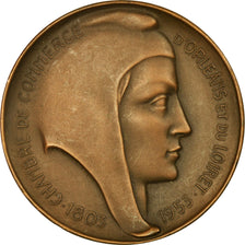 France, Médaille, Chambre de Commerce d'Orléans et du Loiret, 1953, SPL