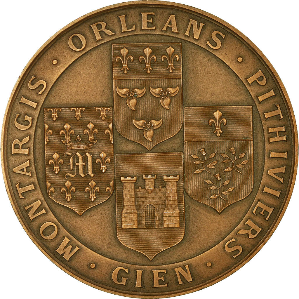 France, Médaille, Chambre de Commerce d'Orléans et du Loiret, 1953, SPL