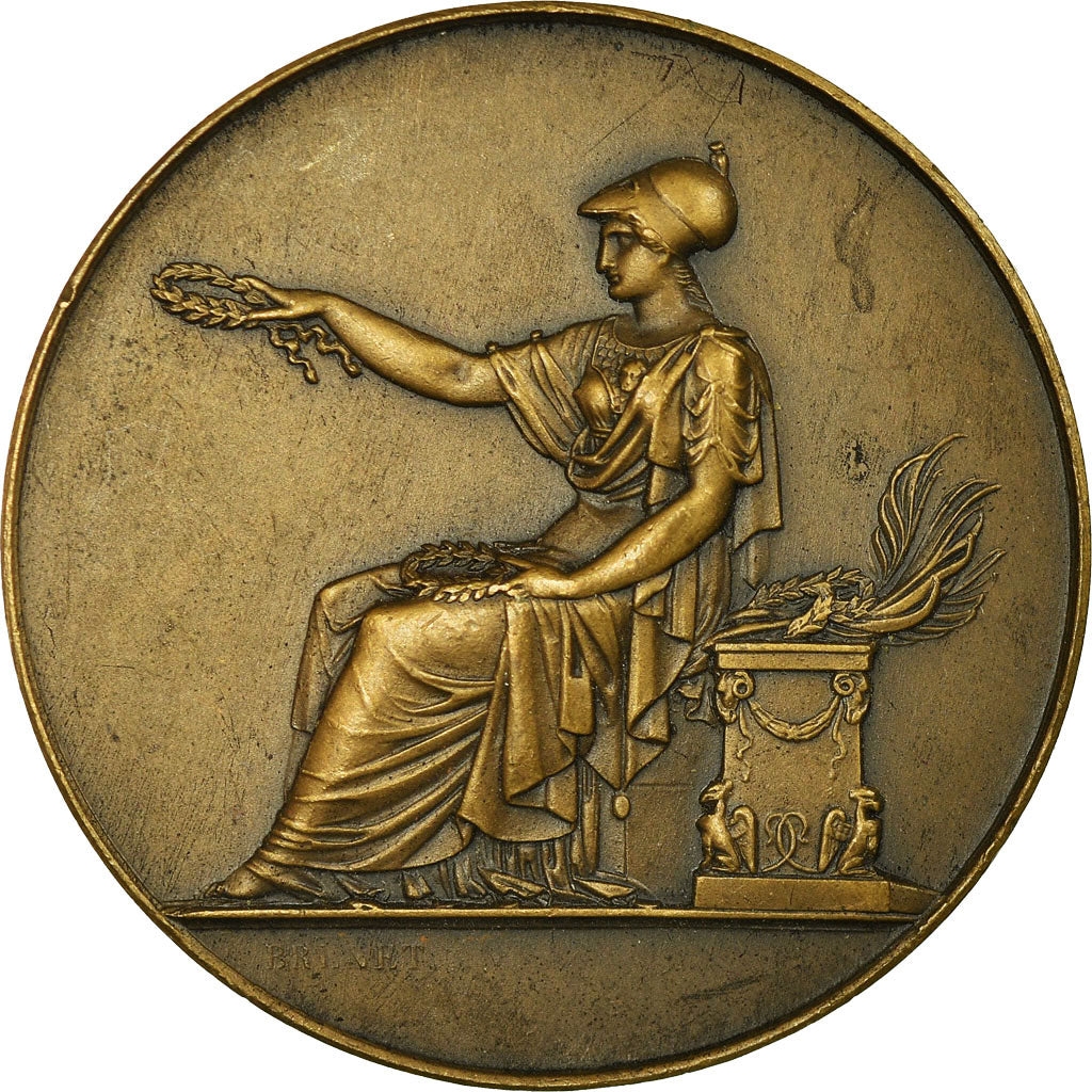 Frankreich, Medaille, La Société Industrielle de Reims, 1928, Brenet, UNZ