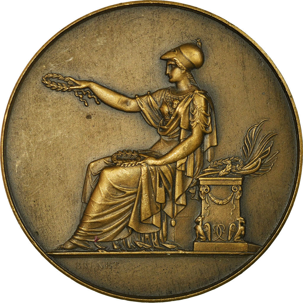 France, Medal, La Société Industrielle de Reims, 1928, Brenet, MS(64), Bronze