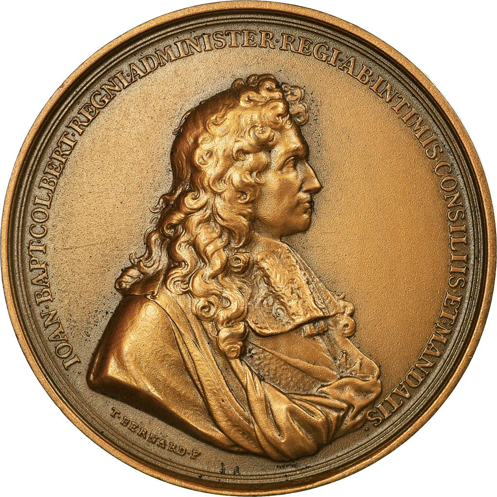 Frankreich, Medaille, Colbert, Chambre de Commerce de Reims, 1961, T. Bernard