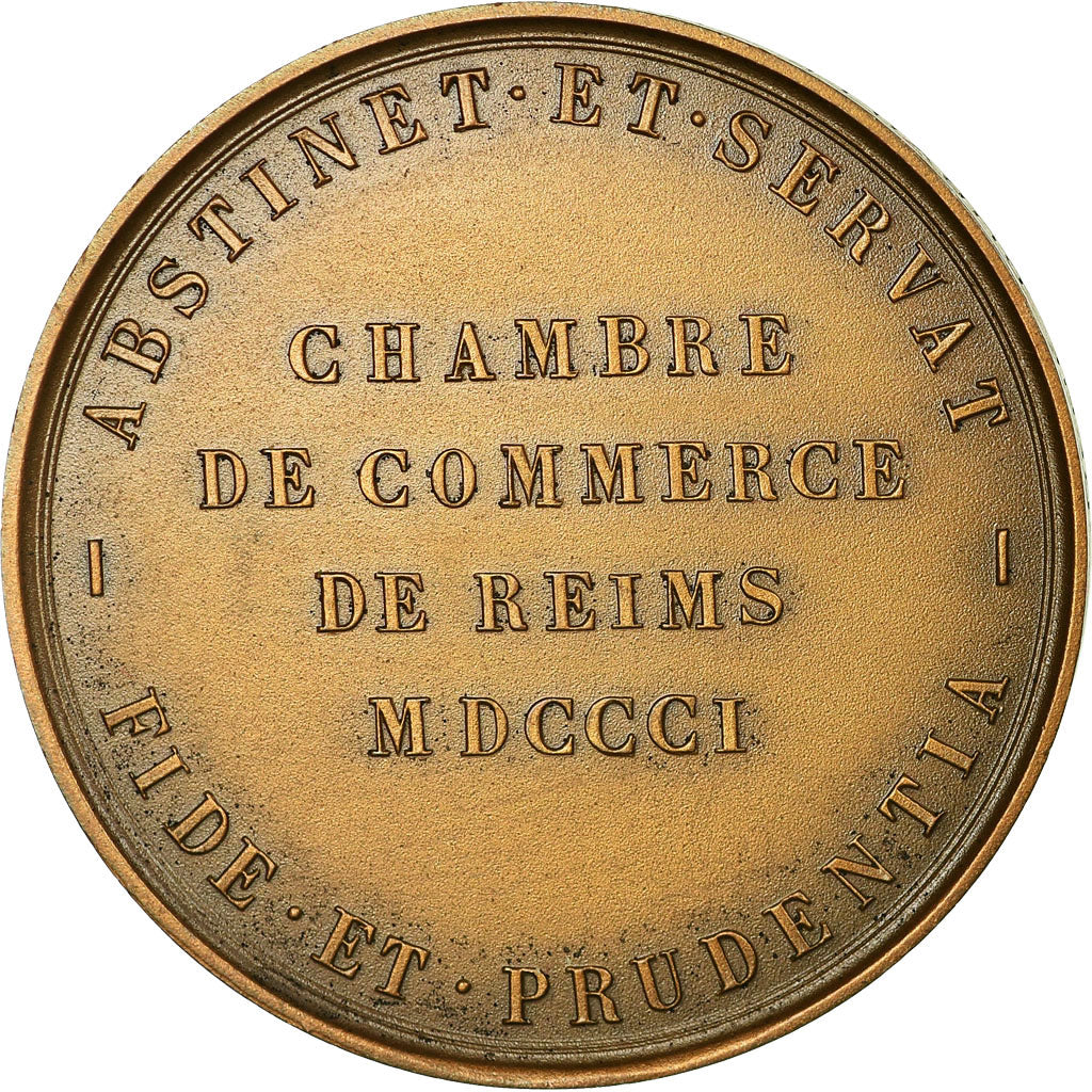 Frankreich, Medaille, Colbert, Chambre de Commerce de Reims, 1961, T. Bernard