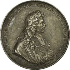 France, Medal, Colbert, Chambre de Commerce de Reims, T. Bernard, MS(63), Silver