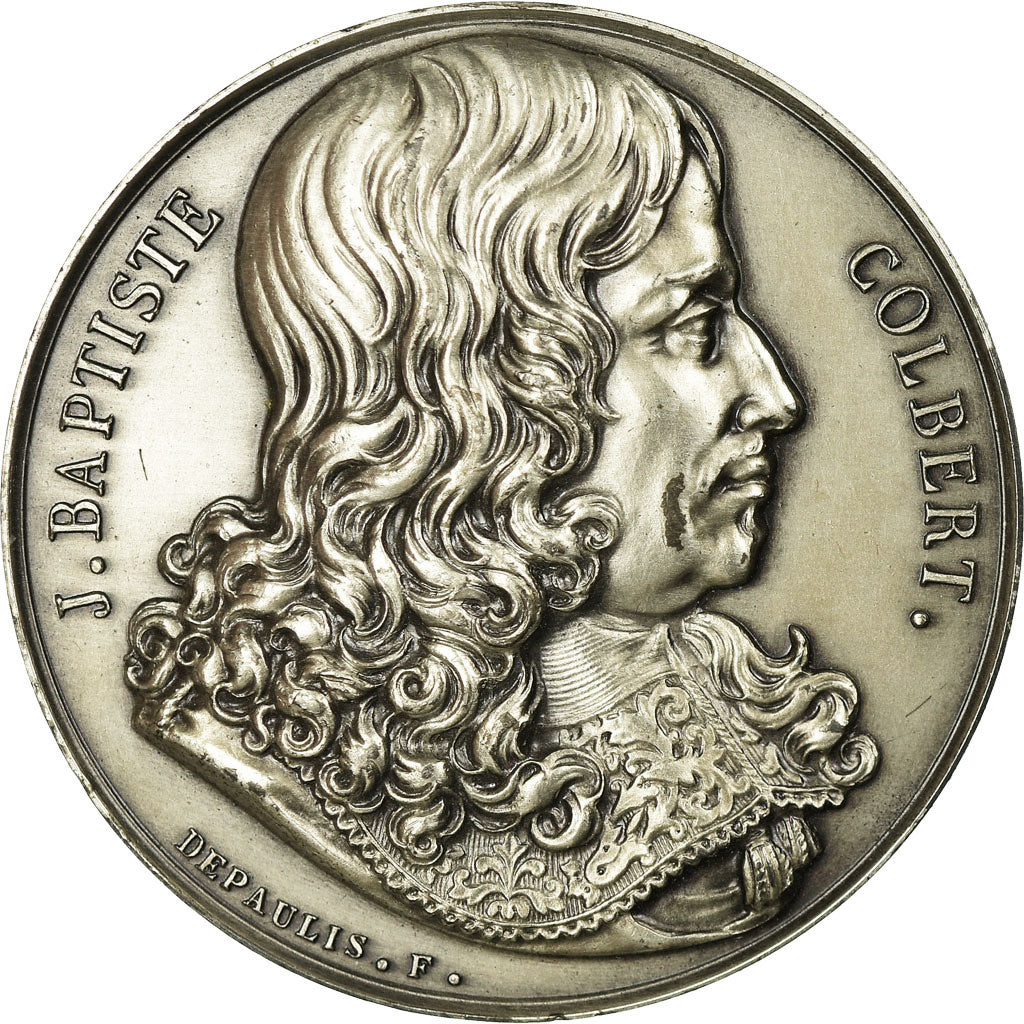 Francja, Medal, Colbert, Chambre de Commerce de Reims, 1967, Depaulis