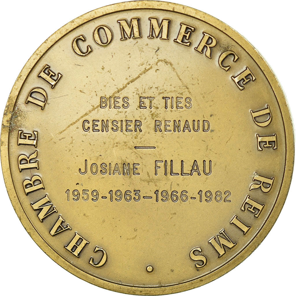 Frankreich, Medaille, Colbert, Chambre de Commerce de Reims, 1982, Depaulis