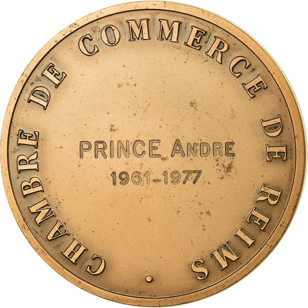 Francia, medalla, Colbert, Chambre de Commerce de Reims, 1977, Depaulis, SC