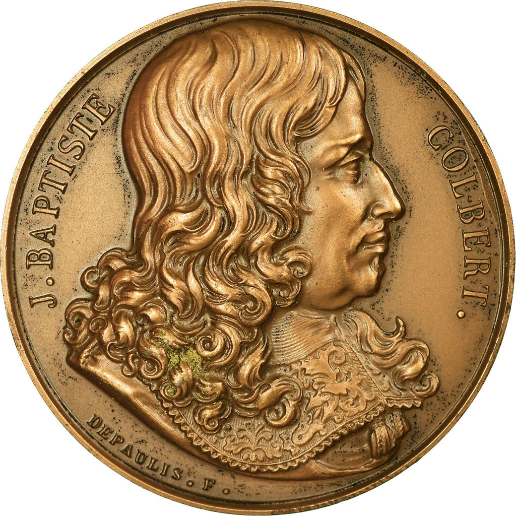 Frankreich, Medaille, Colbert, Chambre de Commerce de Reims, 1967, Depaulis