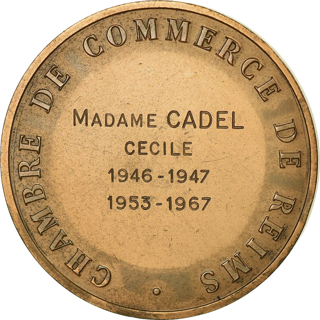 Frankreich, Medaille, Colbert, Chambre de Commerce de Reims, 1967, Depaulis