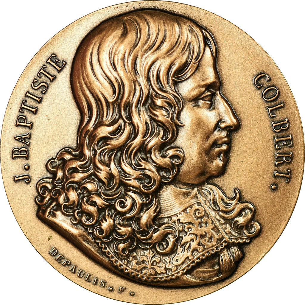 Francia, medalla, Colbert, Chambre de Commerce de Reims, Depaulis, SC, Bronce