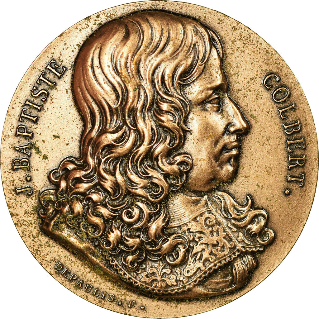 France, Médaille, Colbert, Chambre de Commerce de Reims, Depaulis, SUP, Bronze