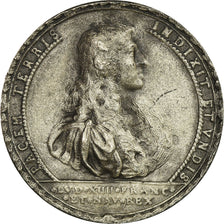 Frankreich, Medaille, Louis XIV, Ports, History, VZ, Silvered bronze