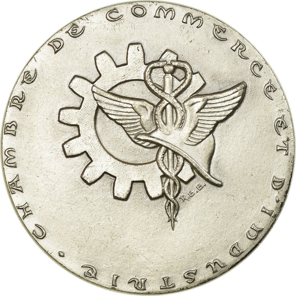 Frankrijk, Medaille, Chambre de Commerce Lille-Roubaix-Tourcoing, 1975, Baron