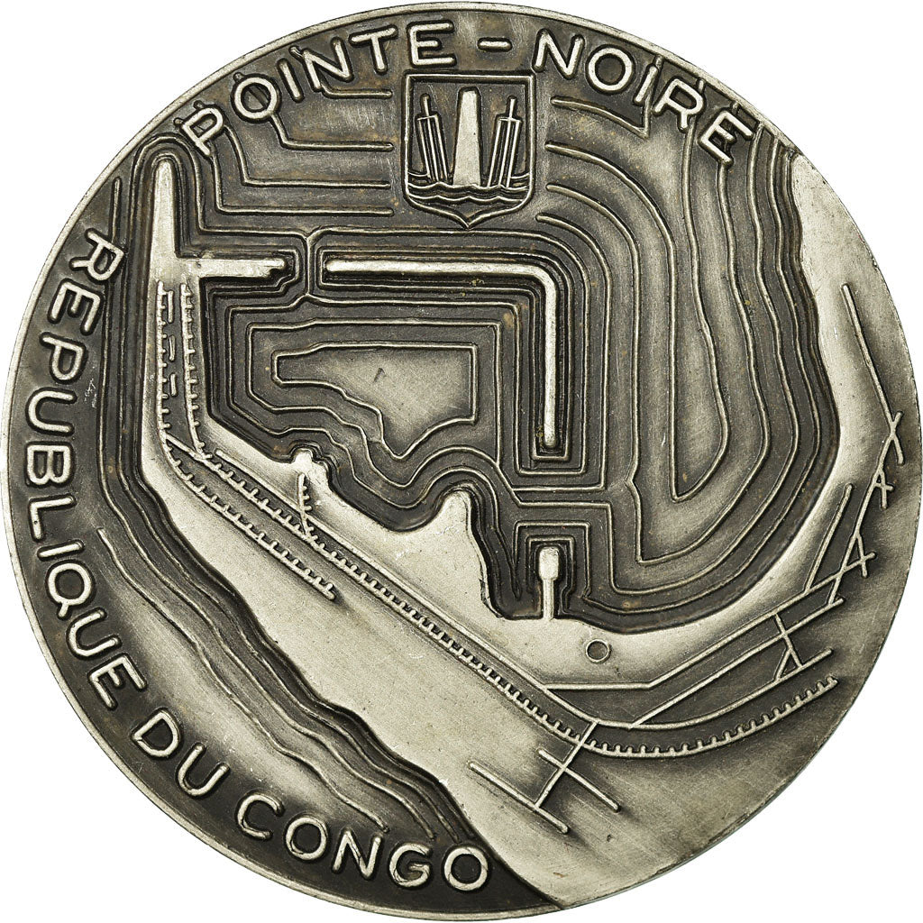 Congo Republic, Medal, Chambre de Commerce, Kouilou Niari, Pointe-Noire, MS(63)
