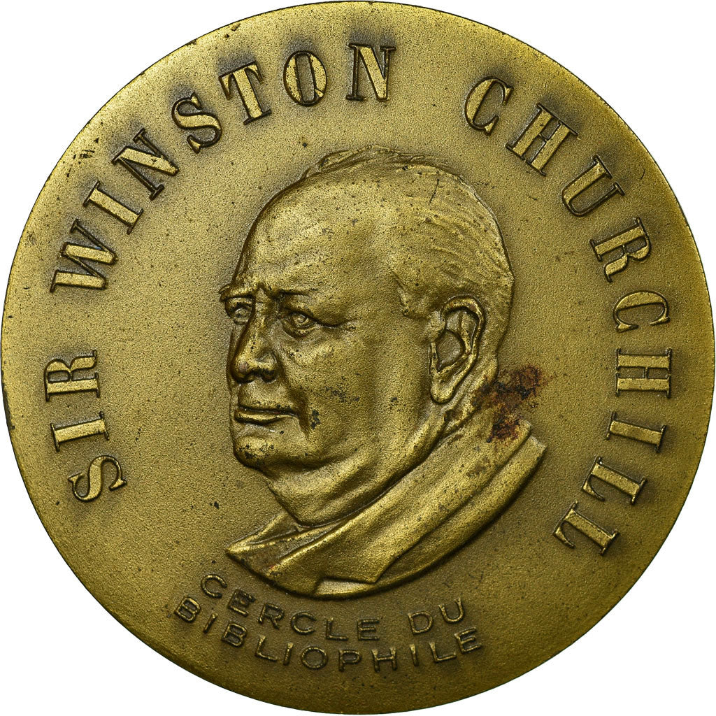 Frankreich, Medaille, Sir Winston Churchill, Cercle du Bibliophile, SS+, Bronze