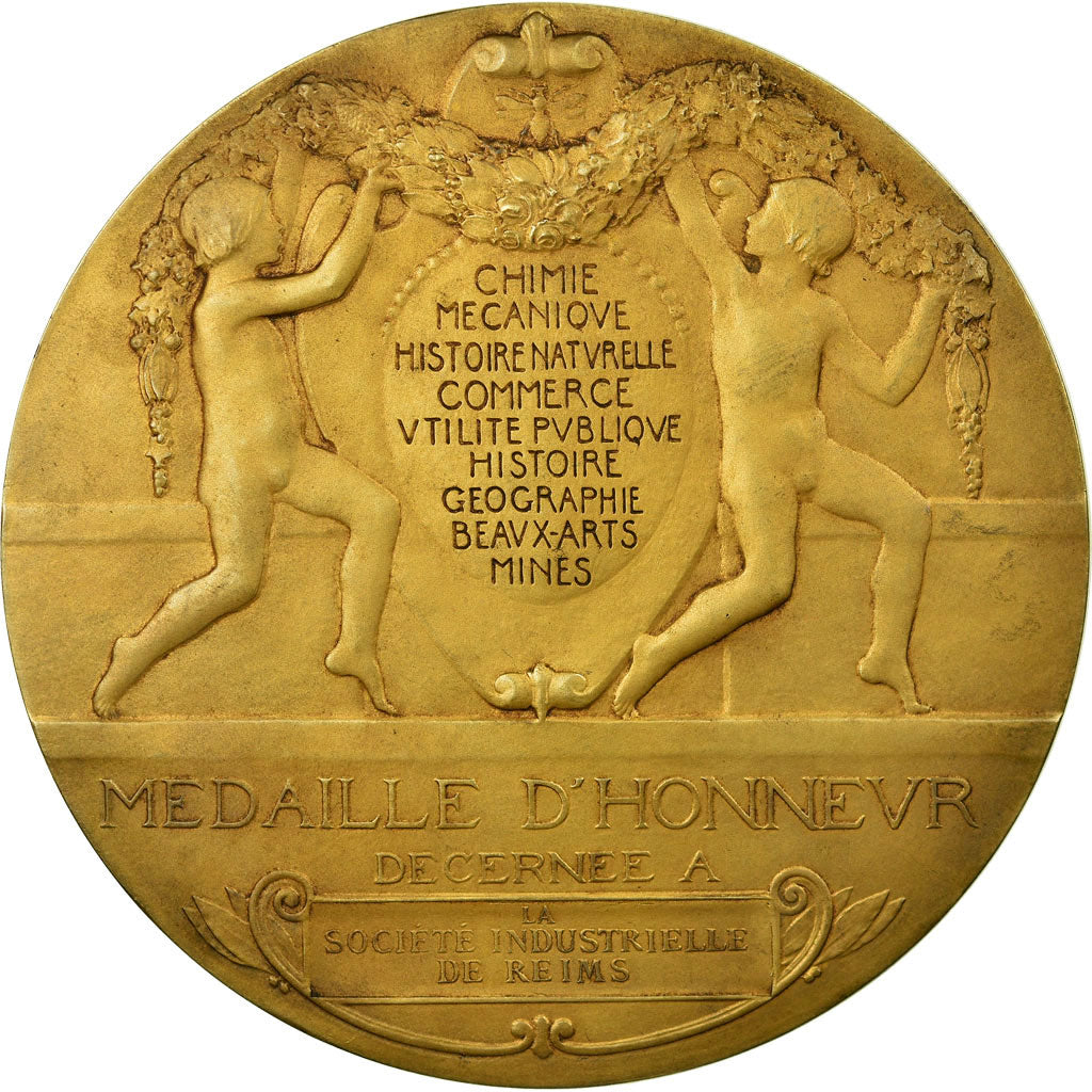 France, Médaille, Société Industrielle de Mulhouse, Dammann, SUP, Vermeil